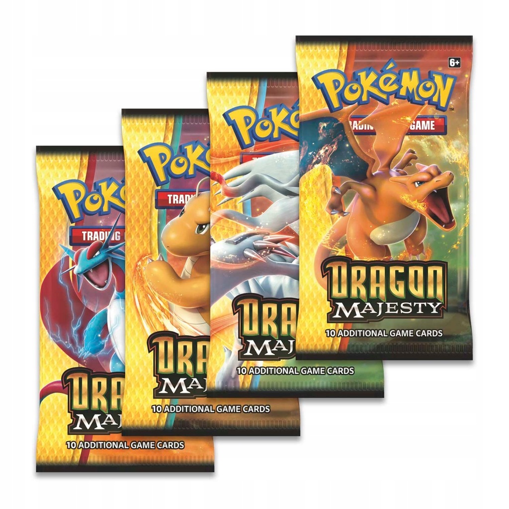 POKEMON DRAGON MAJESTY KARTY GRA 1x BOOSTER PACK 12334926743