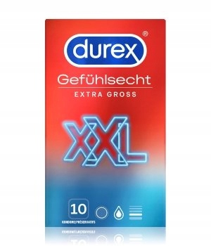 DUREX EXTRA LARGE PREZERWATYWY XXL 10szt DE