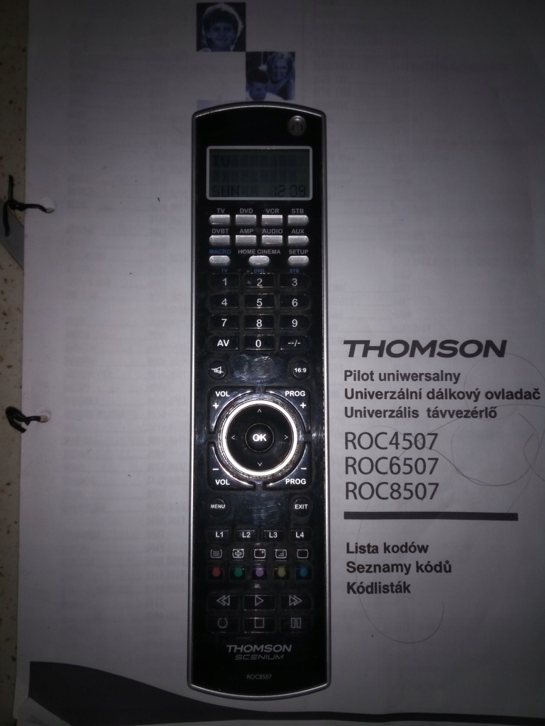 Pilot THOMSON scenium ROC8507 TV DVD Audio AMP AUX