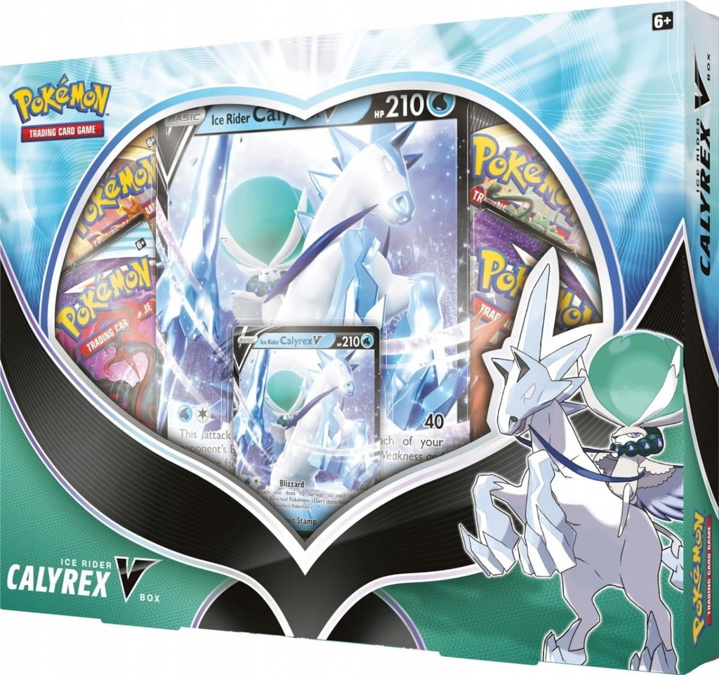 Купить Бокс-карты Pokemon TCG V от 21 августа Ice Rider Calyrex: отзывы, фото, характеристики в интерне-магазине Aredi.ru