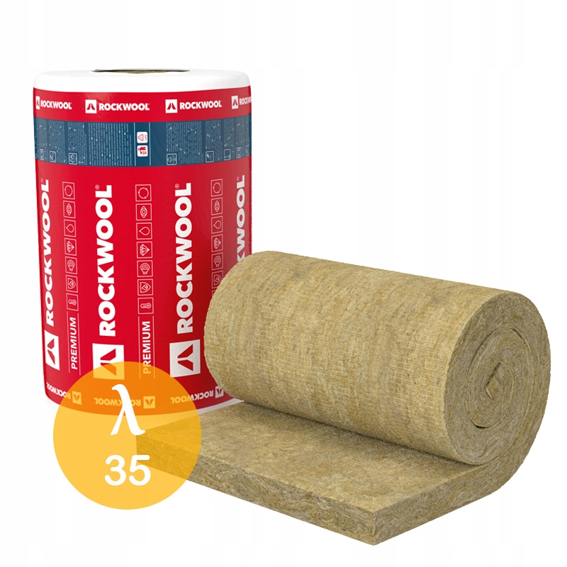 3x paleta skalnej wełny mineralnej ROCKWOOL Toprock Premium 10cm Tanio