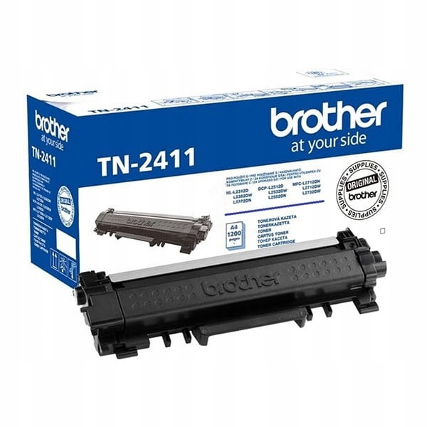 Brother oryginalny toner TN2411, black, 1200s, Bro
