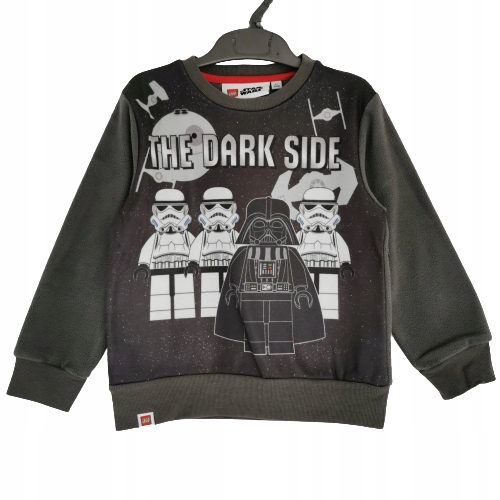 BLUZA z polaru LEGO STAR WARS 104 szara CIEPLUTKA