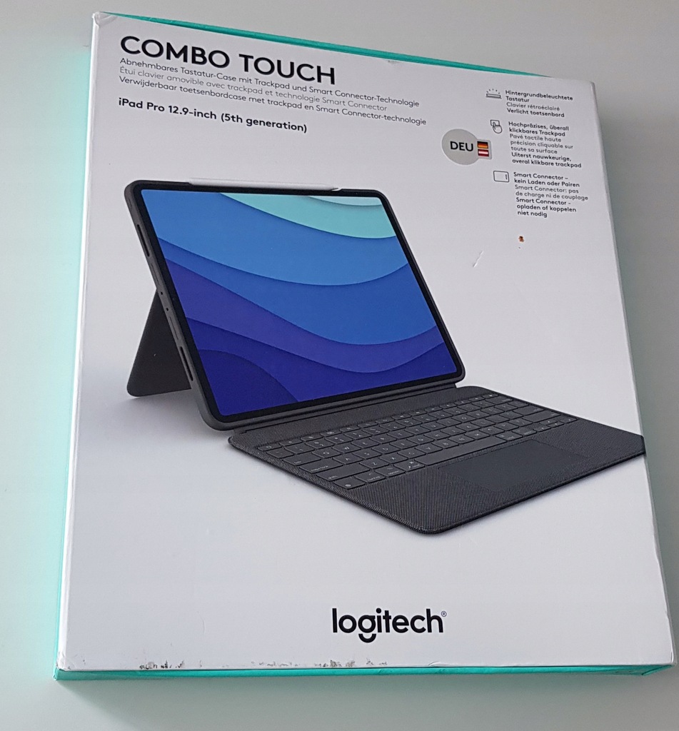 Купить Logitech Combo Touch APPLE iPad Pro QWERTZ 14C-291: отзывы, фото, характеристики в интерне-магазине Aredi.ru