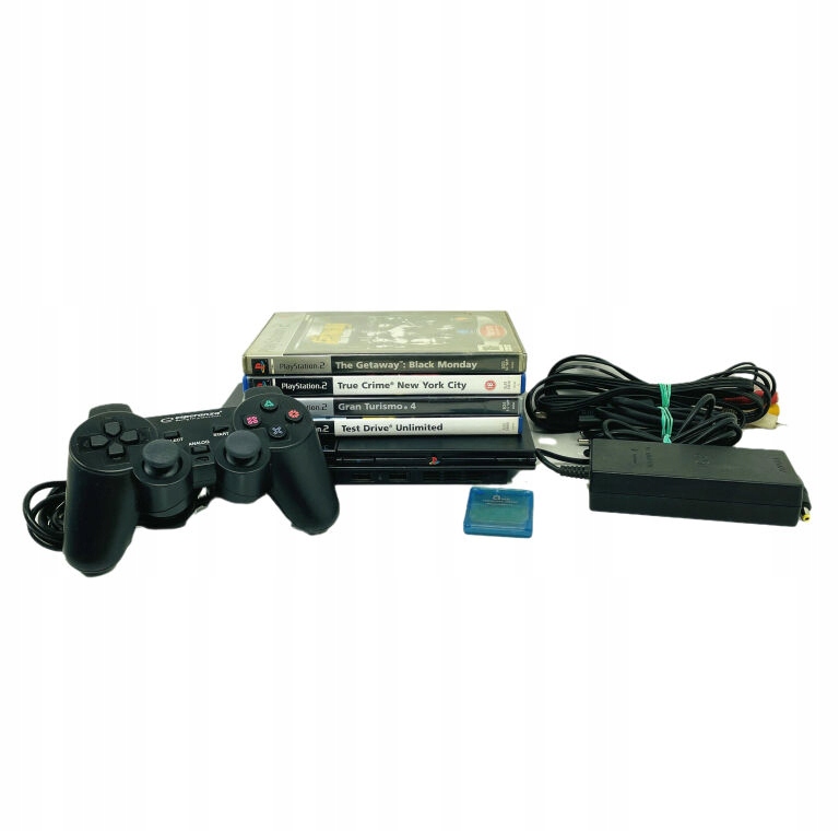 KONSOLA PS2 PLAYSTATION 2 SLIM SCPH-77004 +GRY