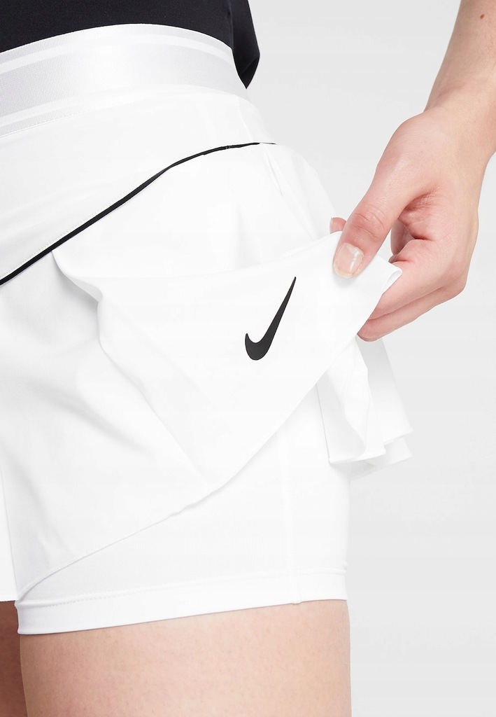 NIKE SPODNICA SPORTOWA BIAŁA MINI LOGO L 1BAE