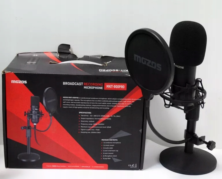 MIKROFON POJEMNOŚCIOWY USB MOZOS MKIT-900PRO