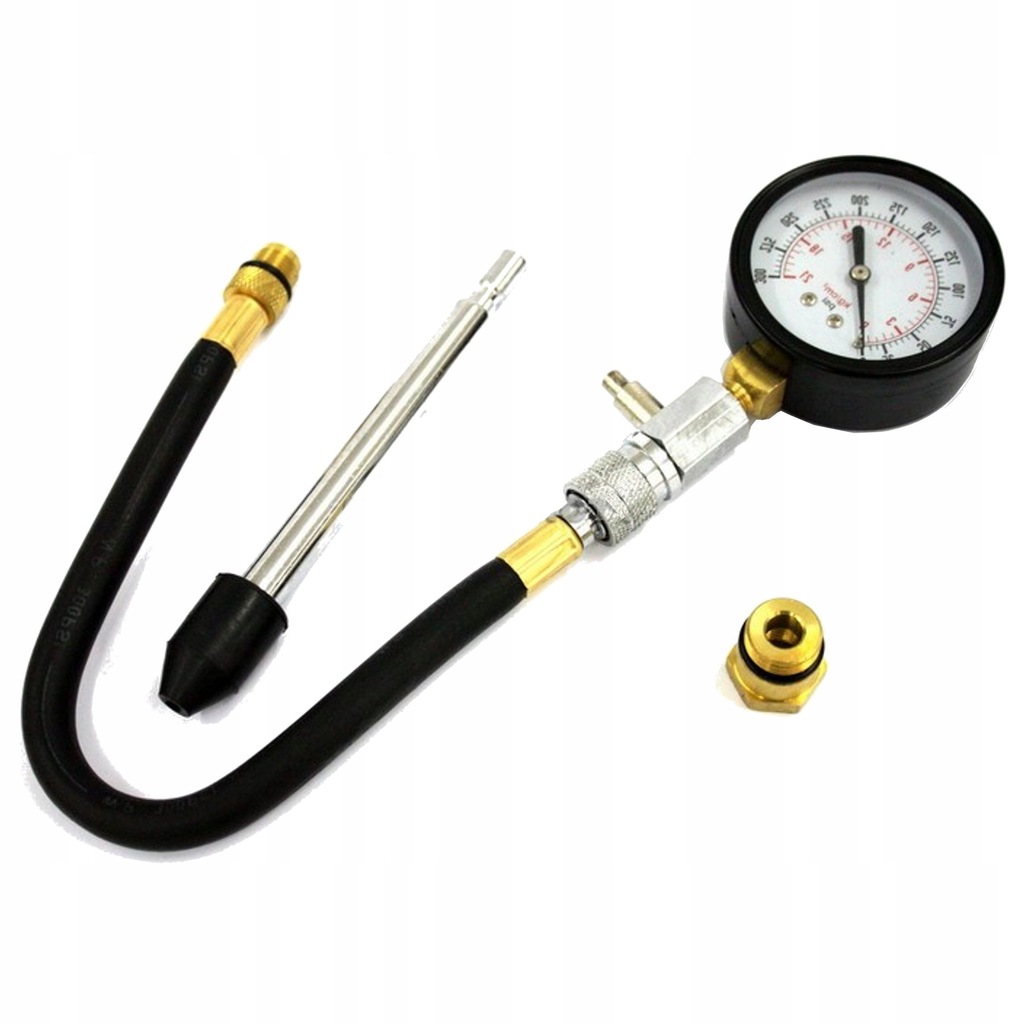 Kit Tester Pressione Compressione Per Motore Benzina Auto Moto Manometro 300psi 20842574 - Foto 10