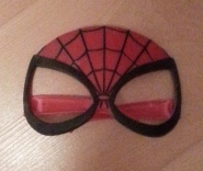 okulary maska karnawałowa spiderman na ok 3 latka
