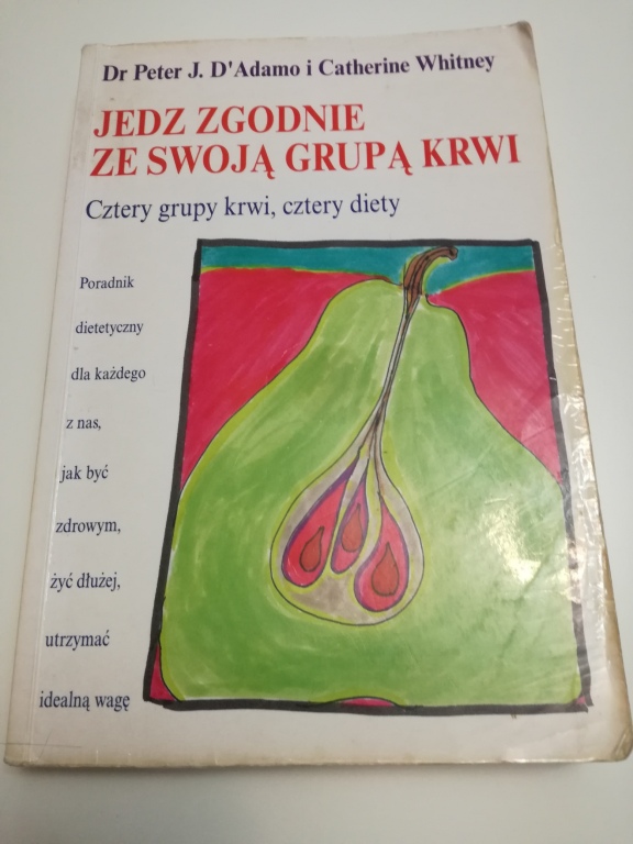 Dr Adamo Jedz zgodnie ze swoją grupą krwi