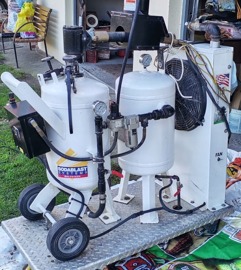 Sodowarka piaskarka oczyszczarka Soda Blast Sodablast SB 150