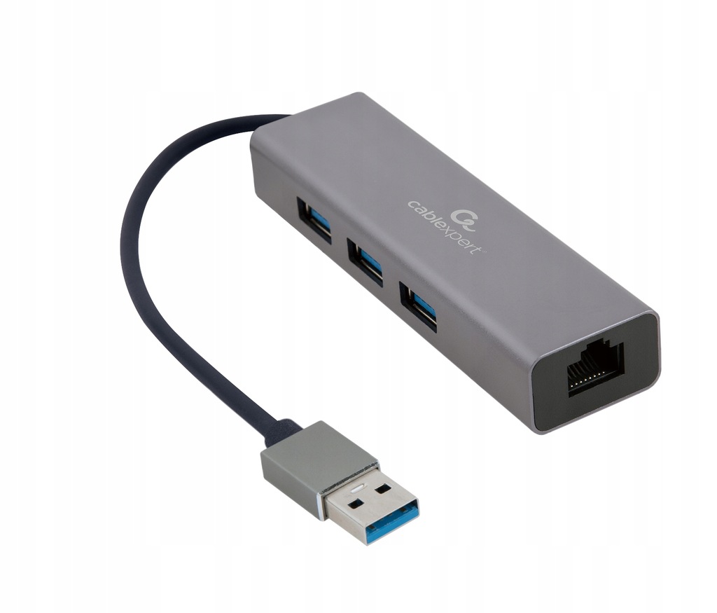 Hub USB Cablexpert A-AMU3-LAN-01