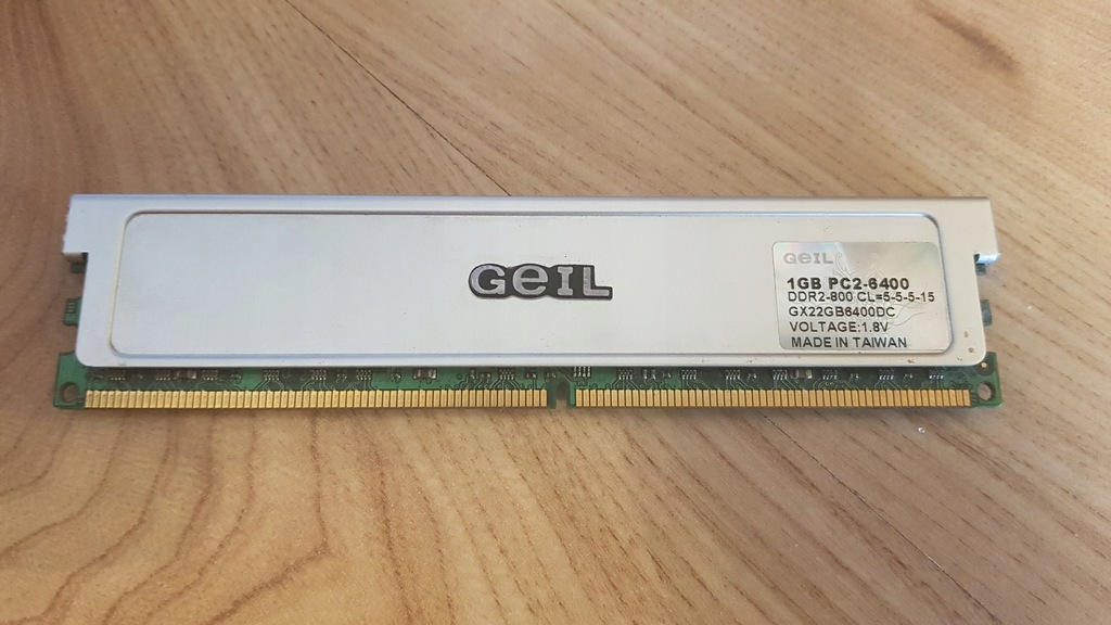 Pamięć RAM GEIL DDR2 1GB GX22GB6400DC