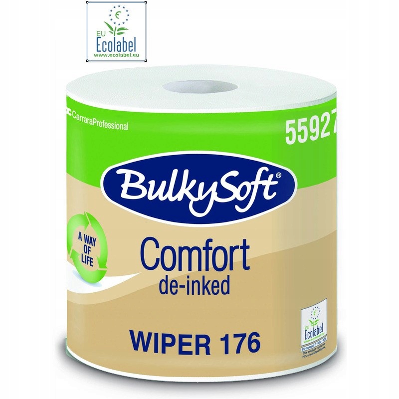 Czyściwo w rolce BulkySoft 176m 2w celuloza białe