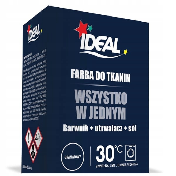 Ideal Farba do tkanin kolor granatowy maxi 350g