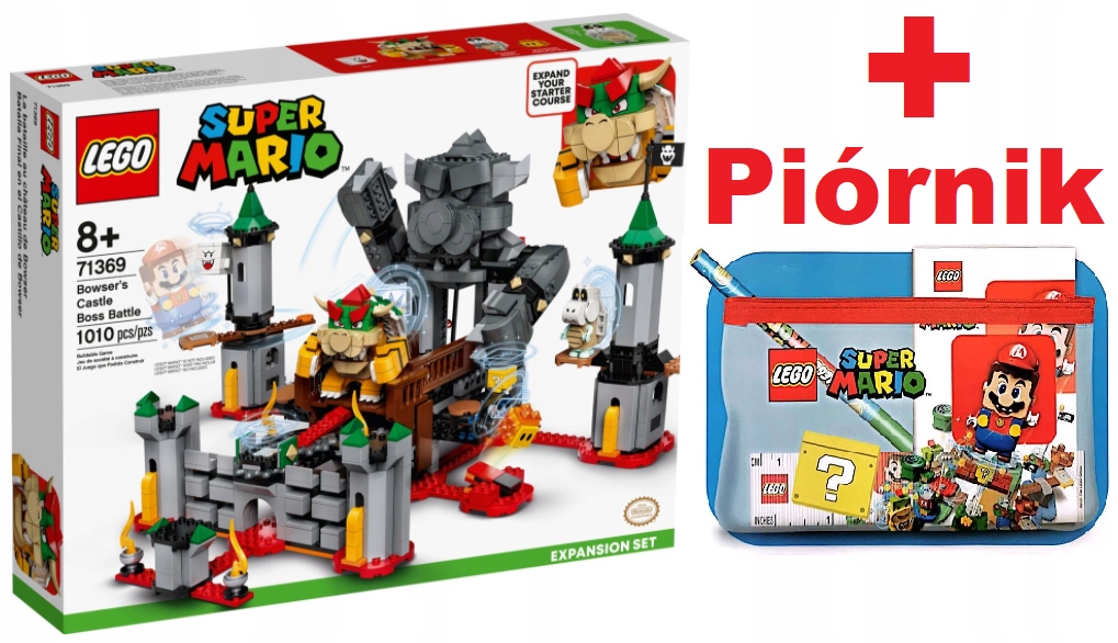 Lego 71369 super mario bowser's castle boss battle expansion set sale