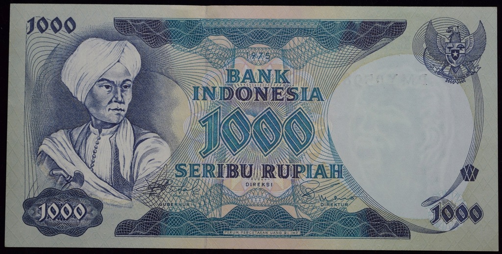 1975 Indonezja - 1000 rupii