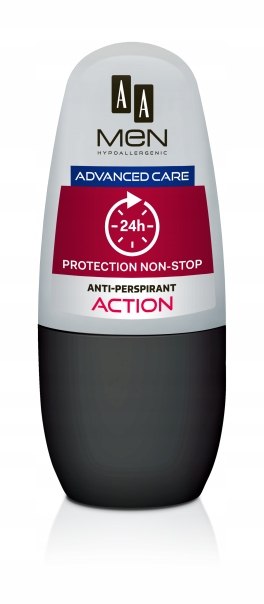 AA MEN ADVANCED CARE ANTYPERSPIRANT ROLL-ON ACTION