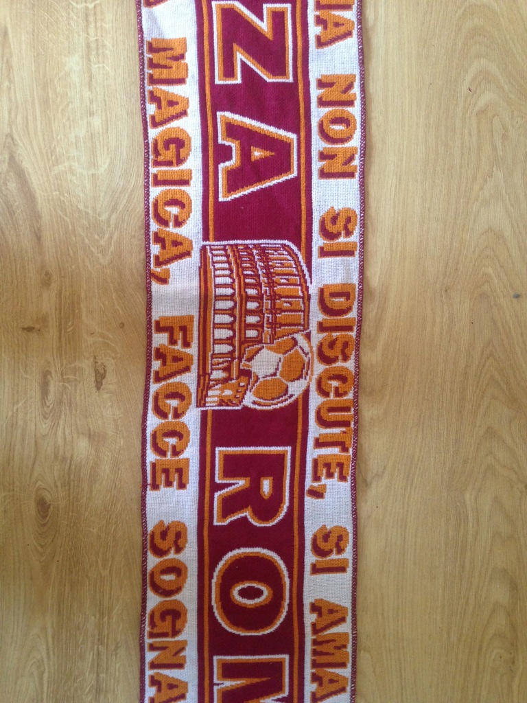Szalik AS ROMA - Forza ROMA- Nowy kupiony w Rzymie