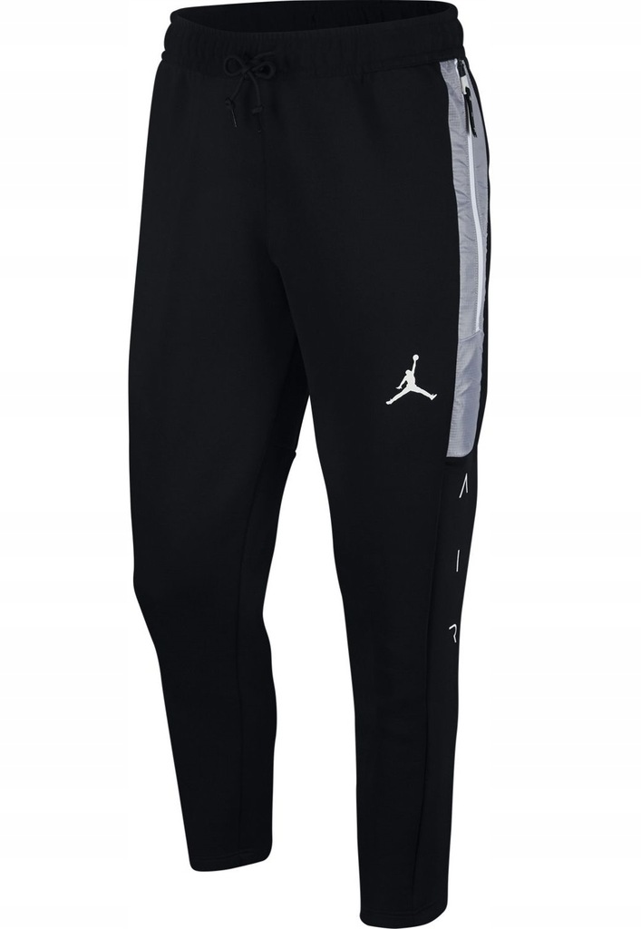 L SPODNIE NIKE AIR JORDAN FLEECE PANT CZARNE