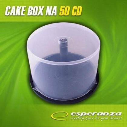 Pudełko Esperanza Cake Box na 50 CD pakowane w ka