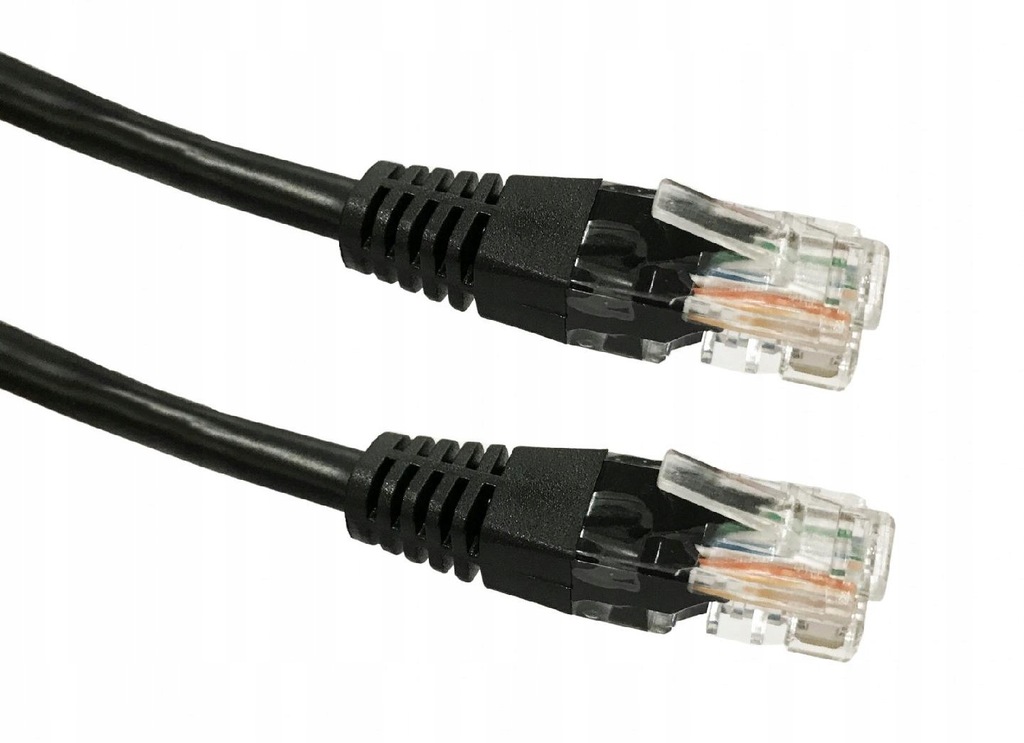 TB Patchcord kategoria 6 RJ45 UTP 1m czarny