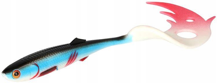 PRZYNĘTA GUMA NA SZCZUPAKA SICARIO PIKE TAIL 14cm/BLEEDING BLUE - op.2szt .