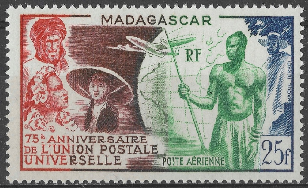 Madagaskar - kultura,UPU** (1949) SW 467
