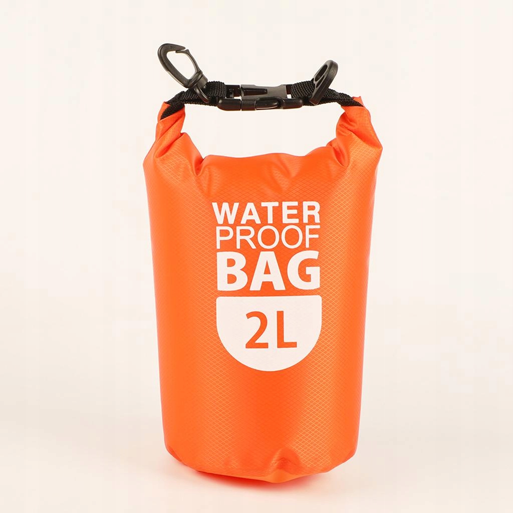 2L Waterproof Dry Bag Storage for Hiking Orange