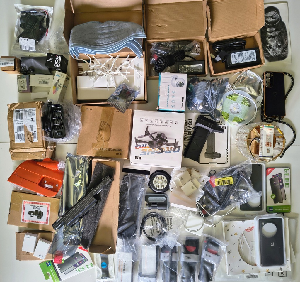 BOX PALETA ELEKTRONIKA DOM LICYTACJA BEZ MINIMUM.