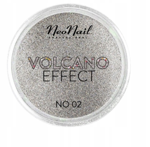 Pyłek NeoNail Volcano Effect 2g - No 02 srebrny