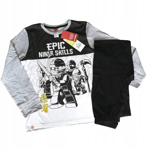 PIŻAMA LEGO NINJAGO spodnie t-shirt 140 długie