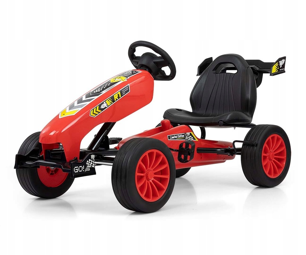 GOKART DLA DZIECI NA PEDAŁY ROCKET RED