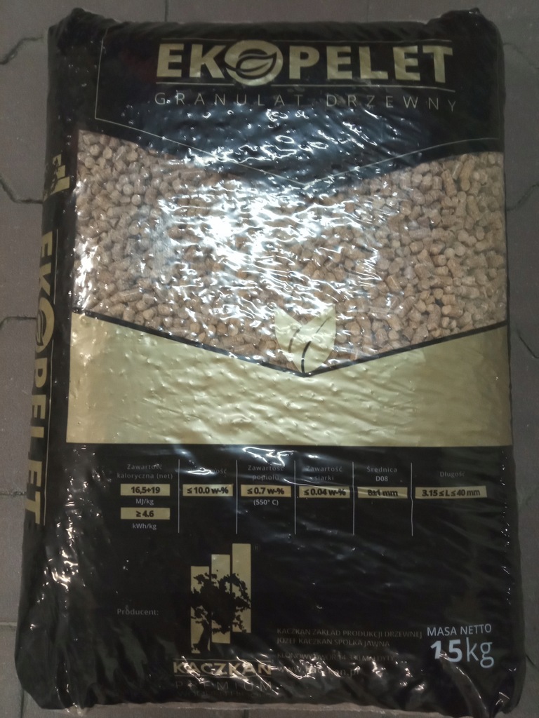Pellet drzewny EKO PELET KACZKAN 8 mm 10898536263 oficjalne