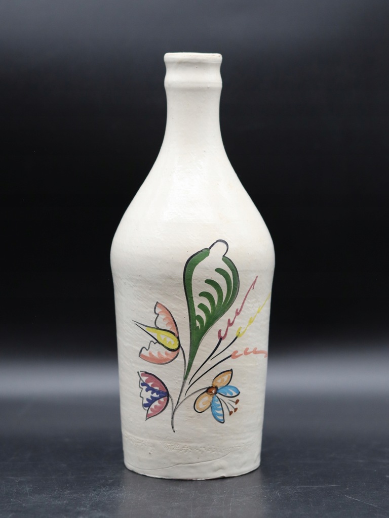 Ceramiczna butelka, karafka, Ceramika Bolimowska, Konopczyński, 26 cm