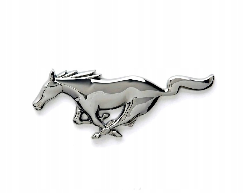 Emblemat znaczek Ford Mustang galopujący koń chrom 8005751676