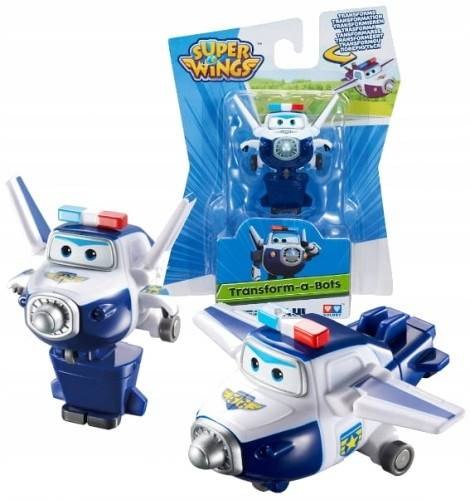 Super Wings robot transformers Paul samolot