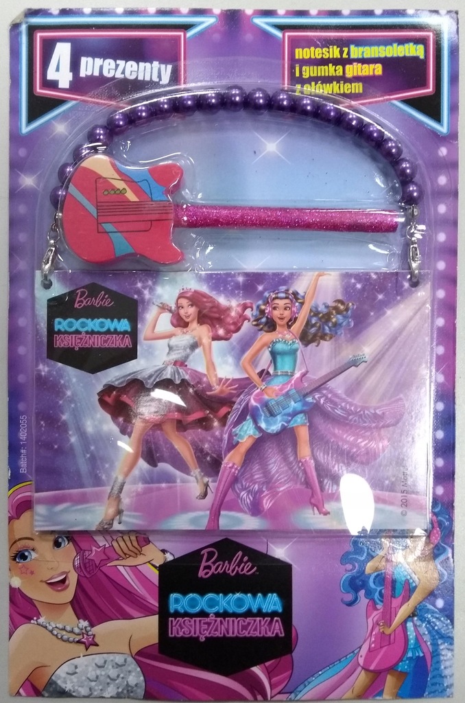 Barbie Rockowa Księżniczka 4 prezenty OKAZJA!