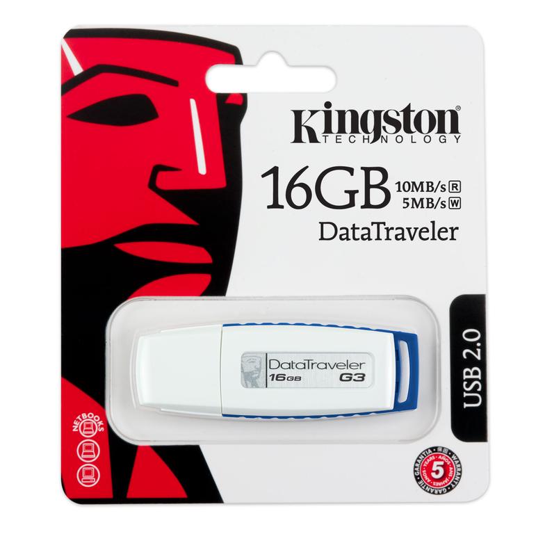 Nowy PenDrive Kingston DataTraveler G3 16GB