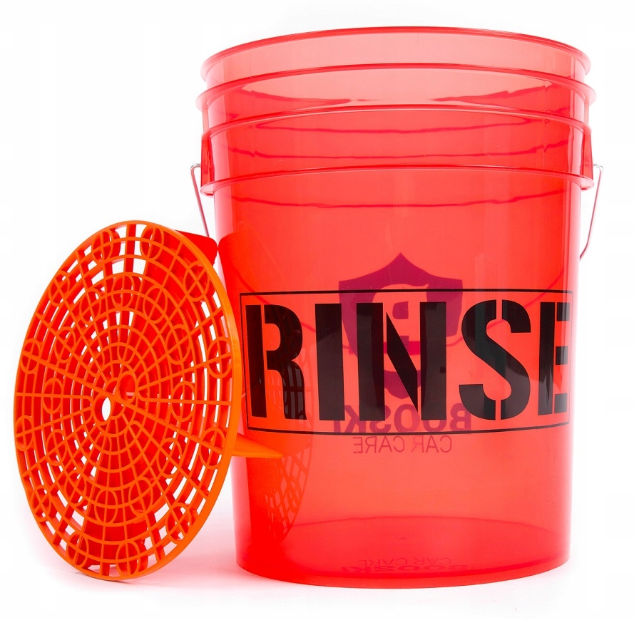 BOOSKI CAR CARE RINSE Extra Detailing Wash Bucket + separator