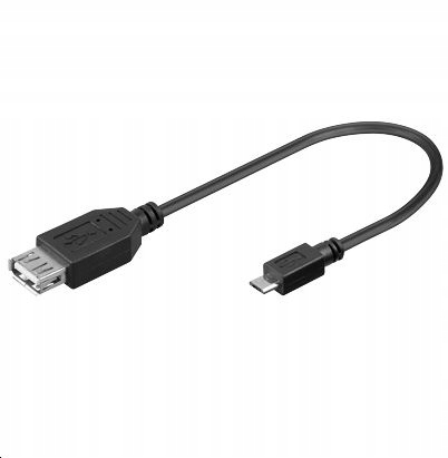 MicroConnect USB A - B Micro F-M 0,20m