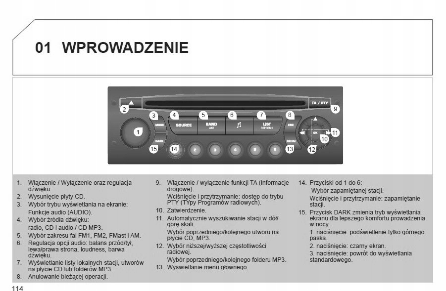 Citroen Berlingo First 02-10+Radio Instrukcja Obsł - 7419510715 - Oficjalne Archiwum Allegro