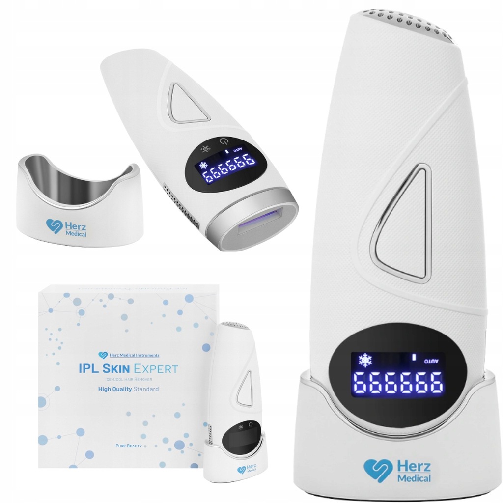 MOCNY DEPILATOR LASEROWY IPL Herz Medical + ZESTAW 12178861033