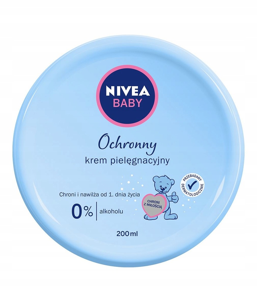 NIVEA BABY OCHRONNY KREM PIELĘGNACYJNY 200ML