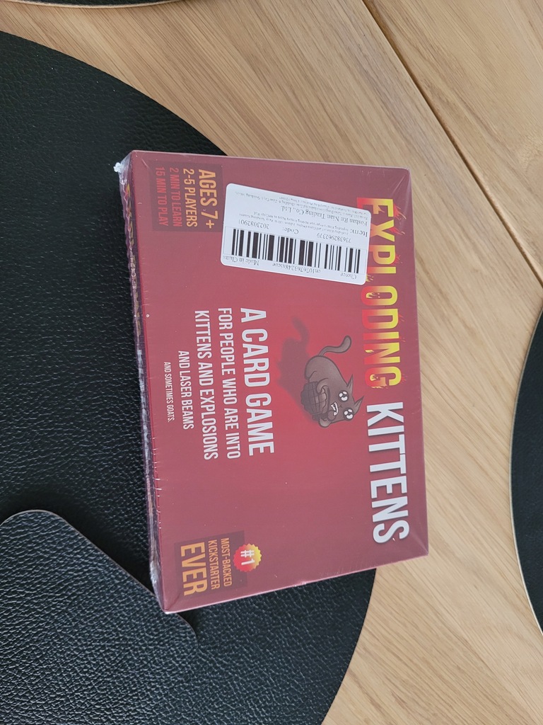 Exploding Kittens/EKSPLODUJĄCE KOTKI - English version/po angielsku