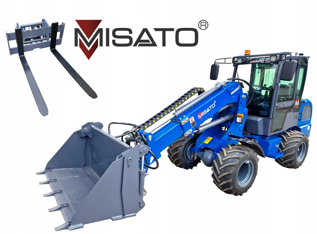 Ładowarka kołowa teleskopowa MISATO HQ-280T łyżka