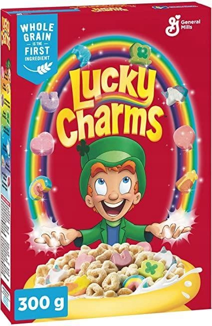 Amerykańskie płatki śniadaniowe Lucky Charms 297g