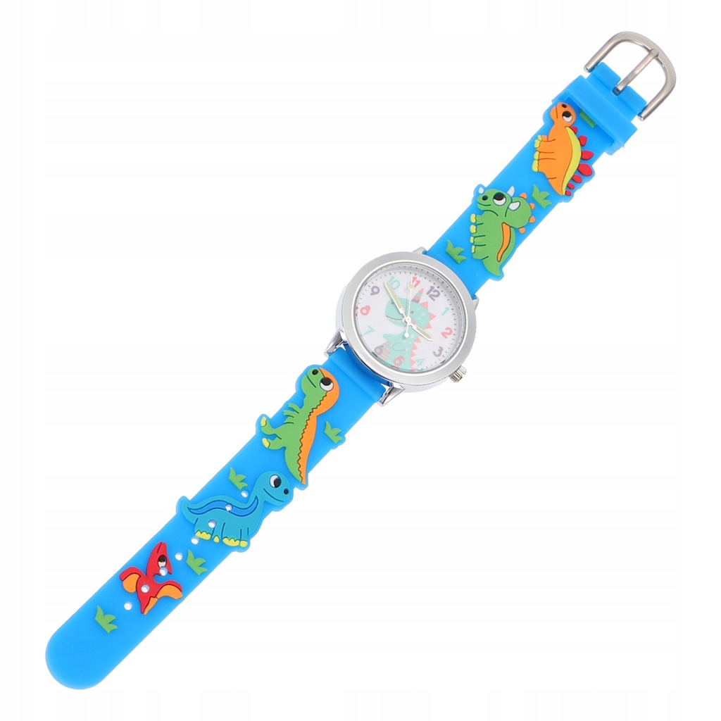 Cartoon Dinosaur Watch Blue Toddler Watches
