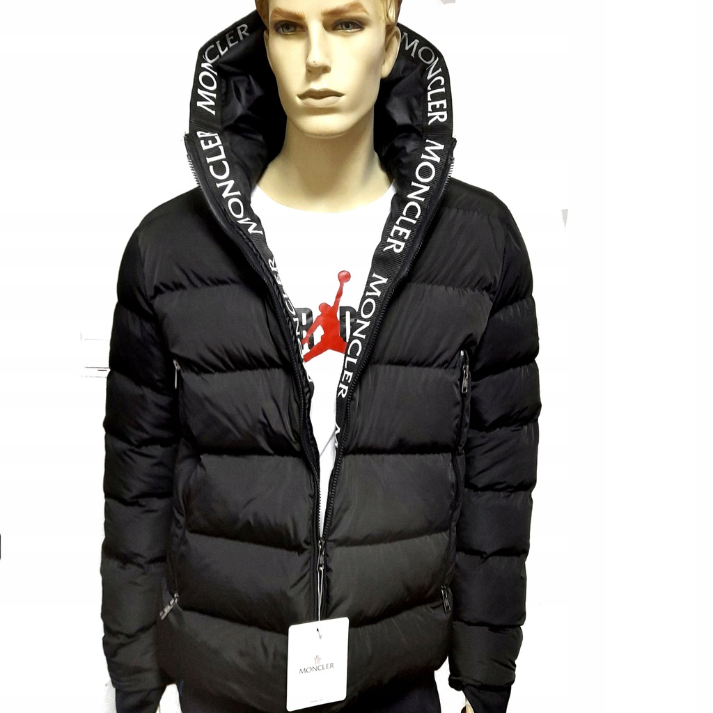 MONCLER Czarna kurtka męska zimowa r. XXL
