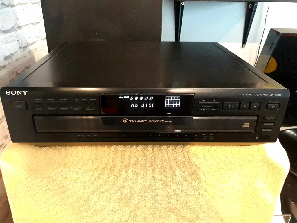 ODTWARZACZ CD SONY CDP-CE405 (5 CD CHANGER)